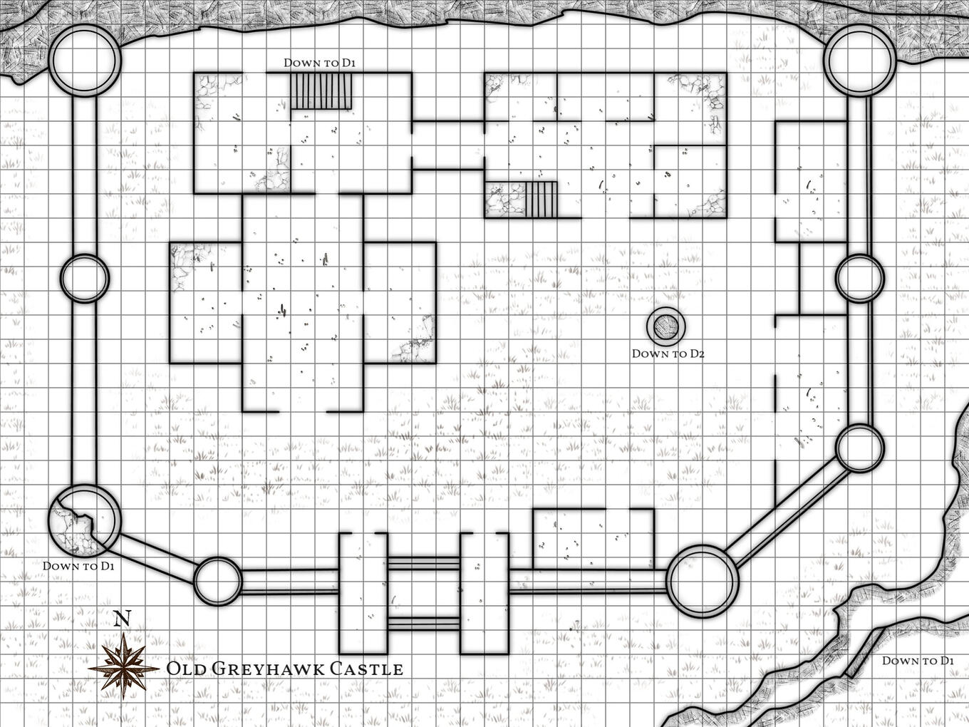 Old Greyhawk Castle - Modern Traditional
