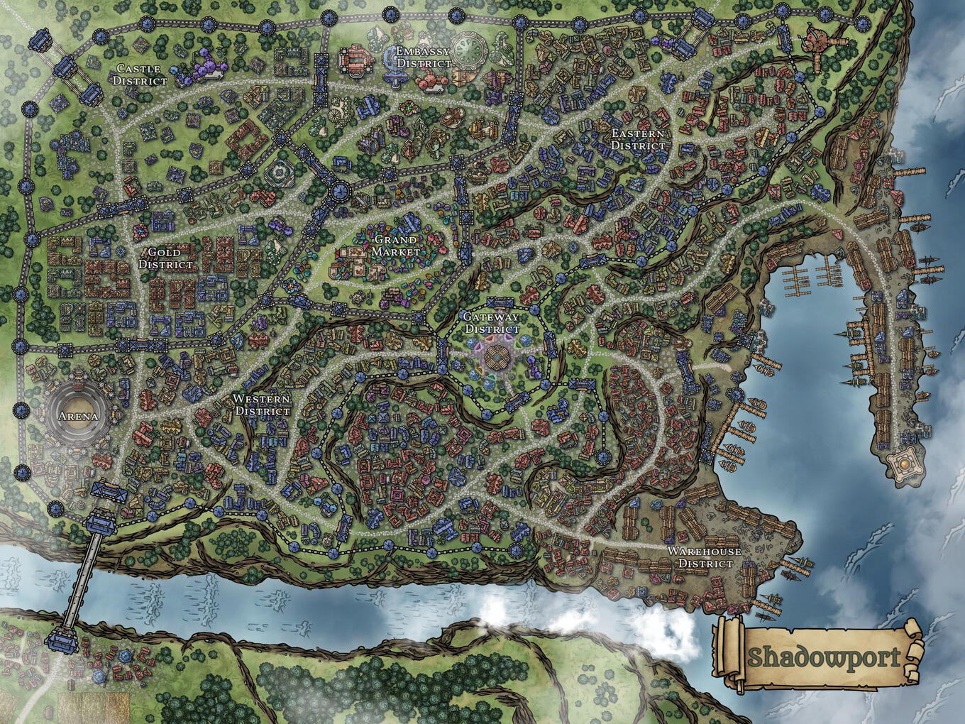 Shadowport - Diamurian Empire Capital - Meridian