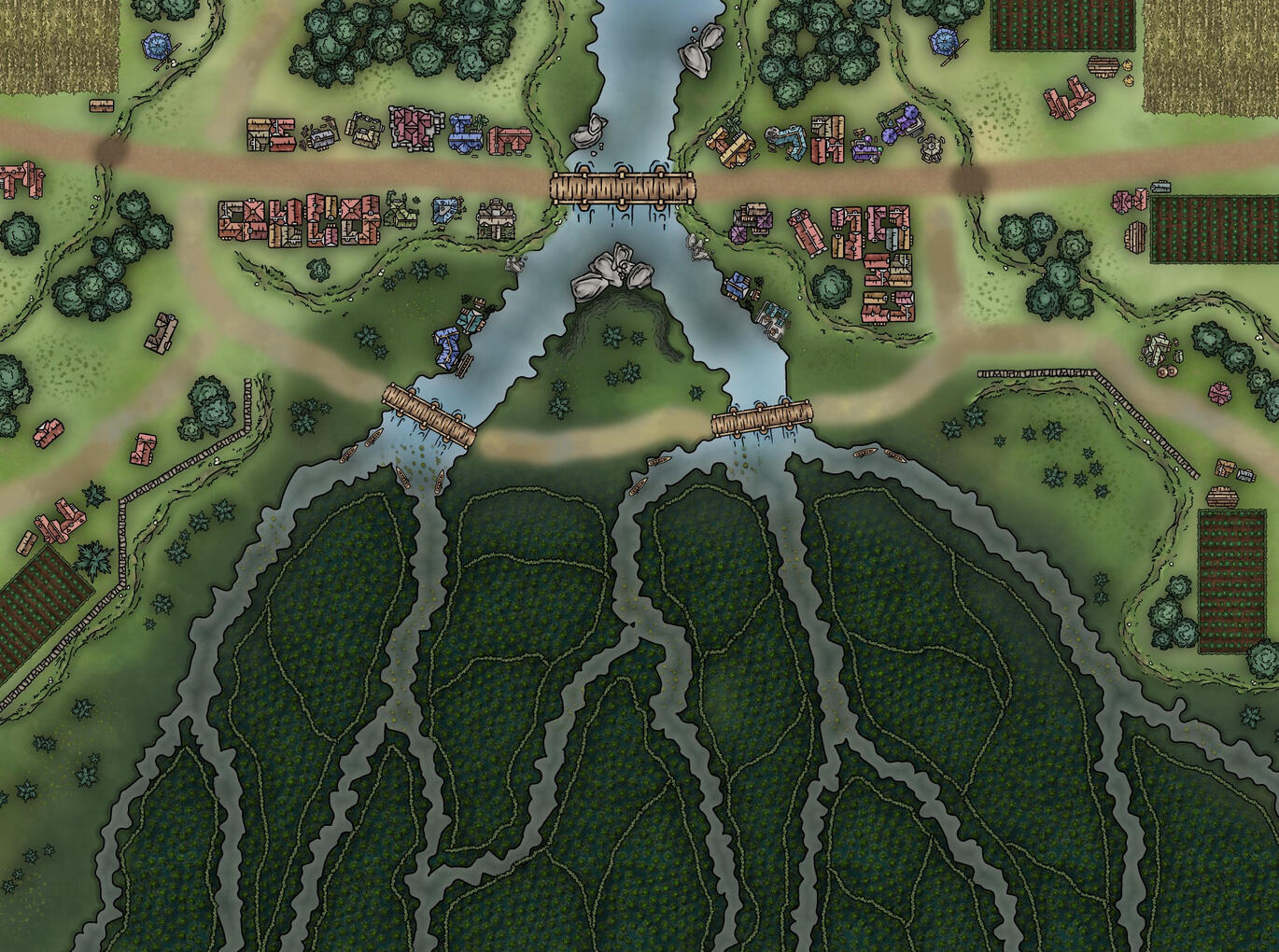 Kudrow - a simple farming town