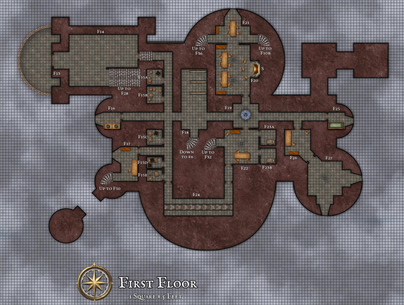 Ironclad Keep 1st Floor -Shadow of the Storm Tyrant